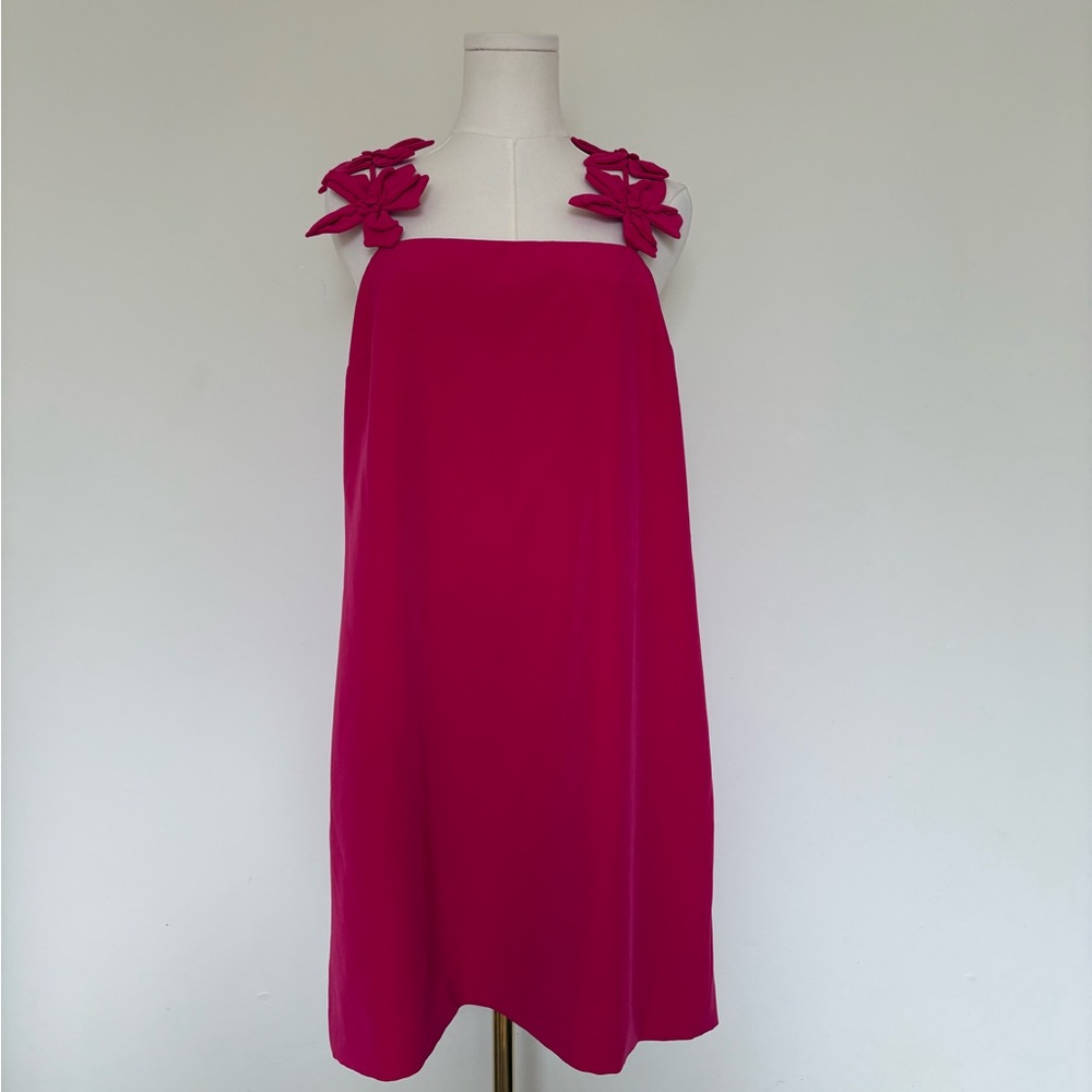 Antonio Melani Fuchsia Dress with Floral Details
